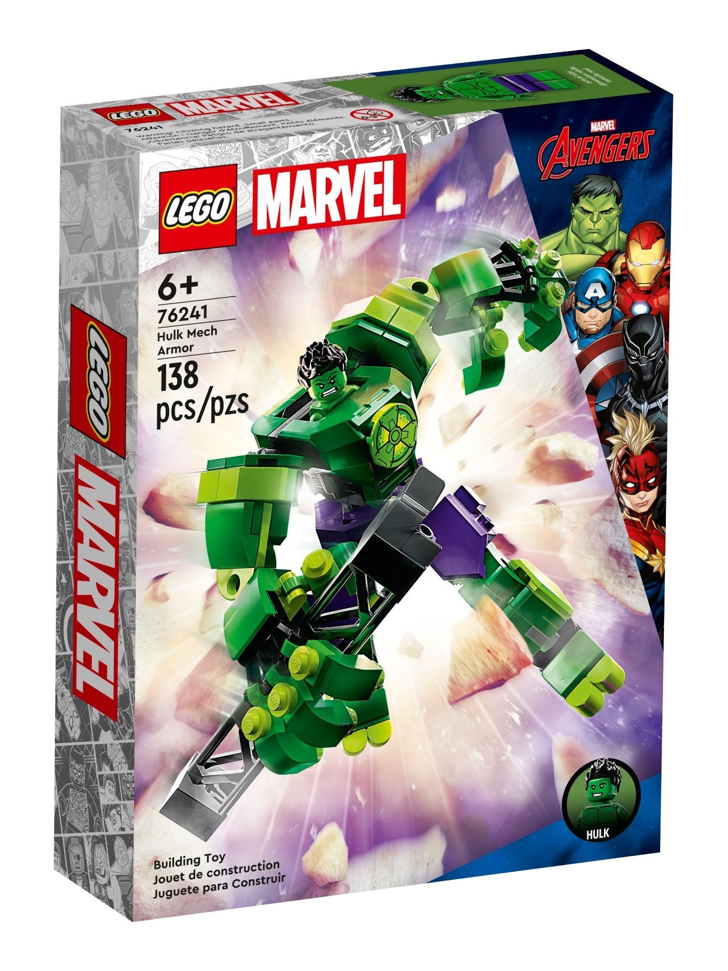 Конструктор LEGO Marvel Super Heroes Халк робот 138 дет. - фото 1