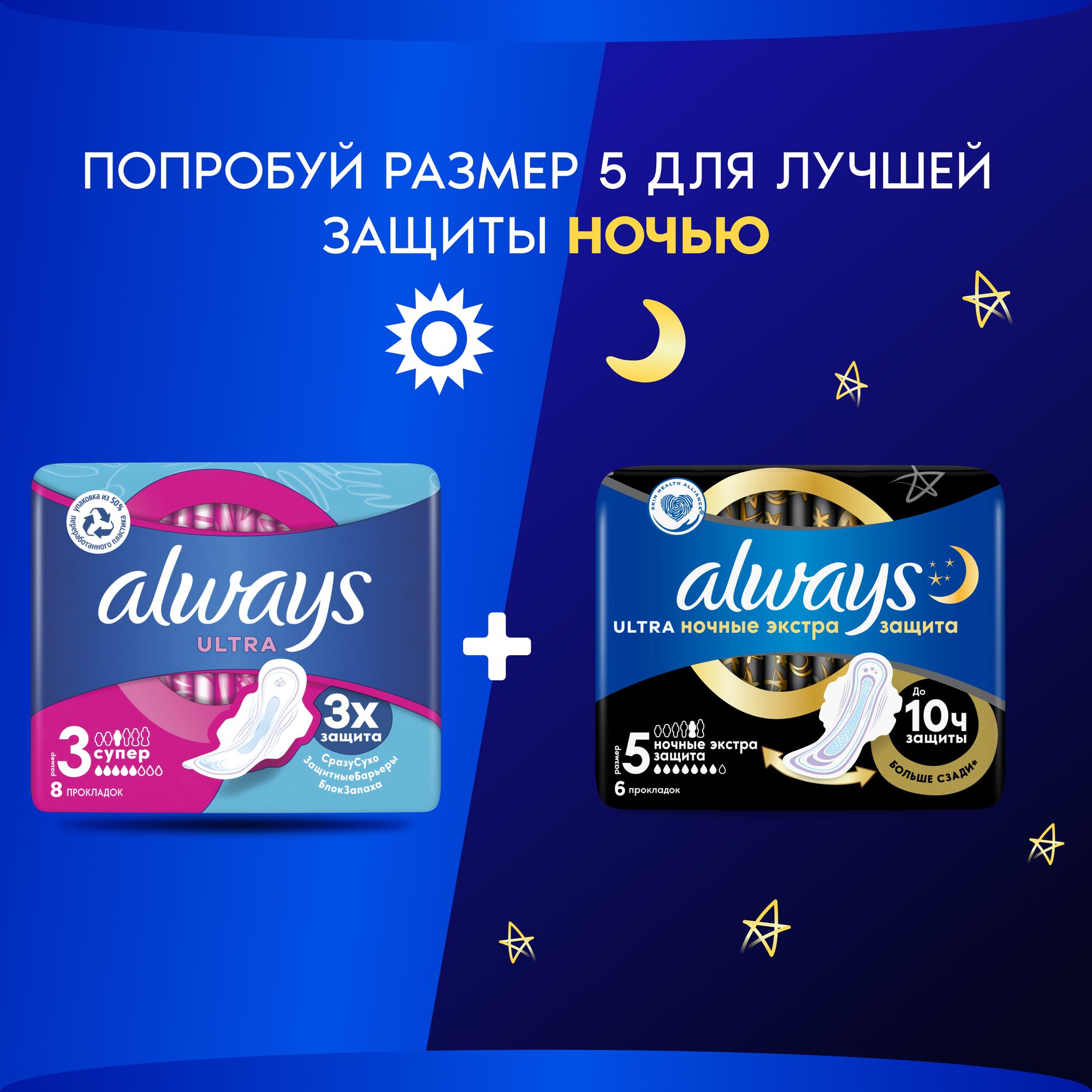 Прокладки ALWAYS Ultra Super 8шт - фото 6