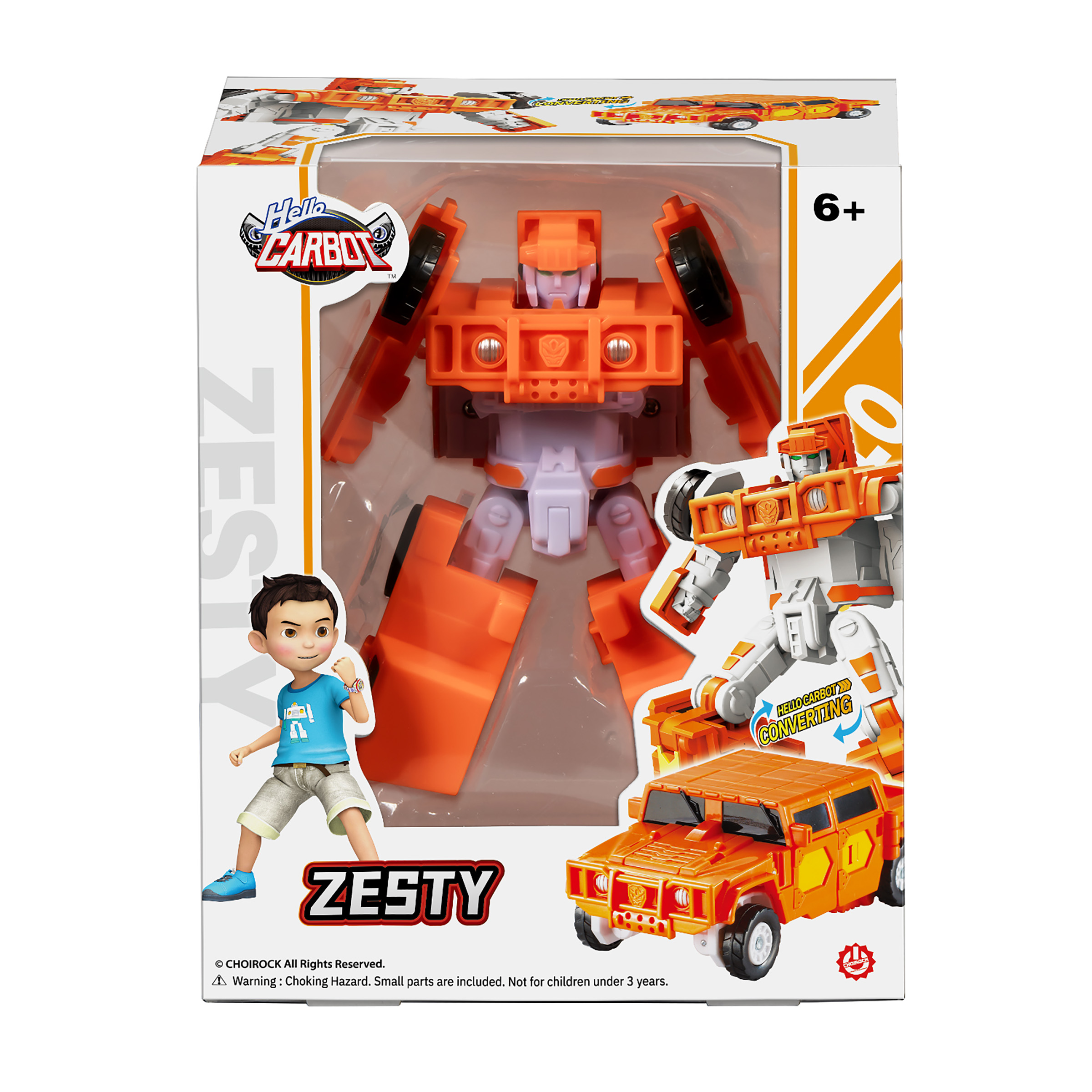 Игровой набор Hello Carbot Трансформер Zesty 8 см S5 - фото 1