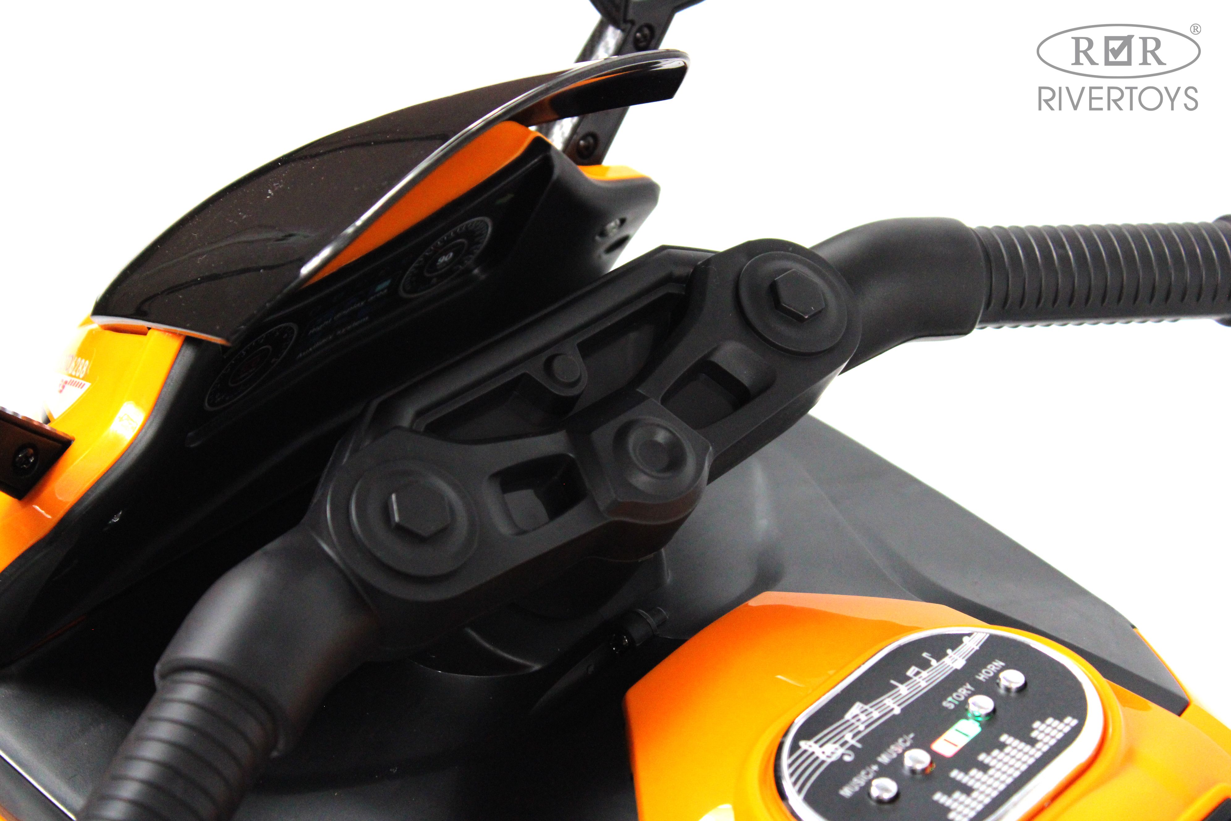 Электромобиль RIVERTOYS K002PX-YELLOW - фото 13