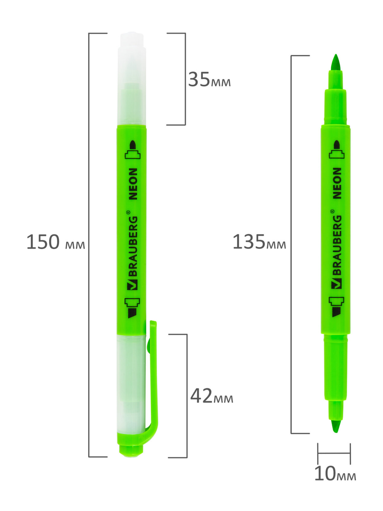 Текстовыделители Brauberg 6 шт. - фото 15