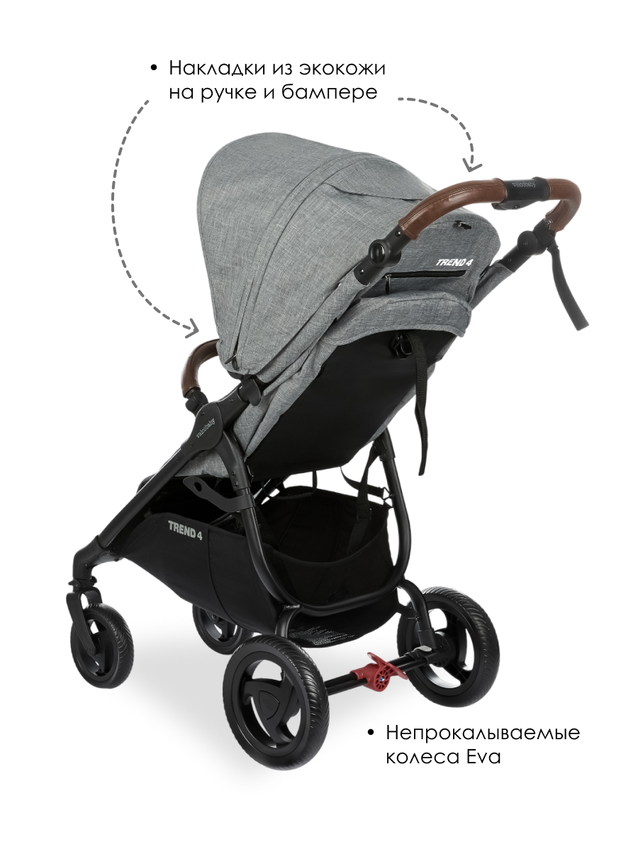 Коляска прогулочная Valco baby Snap 4 серый - фото 4