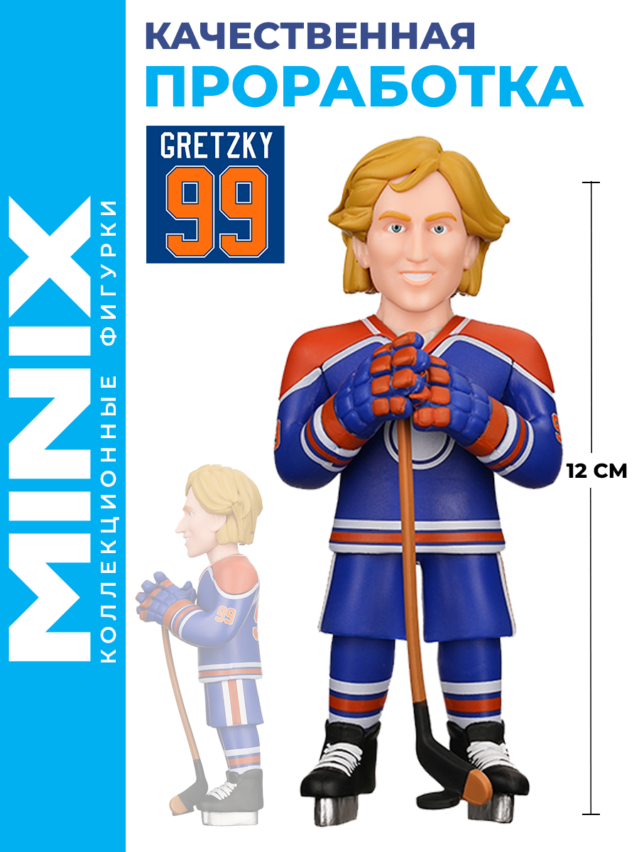 Фигурка MINIX хоккеист Уэйн Гретцки 12см - фото 4