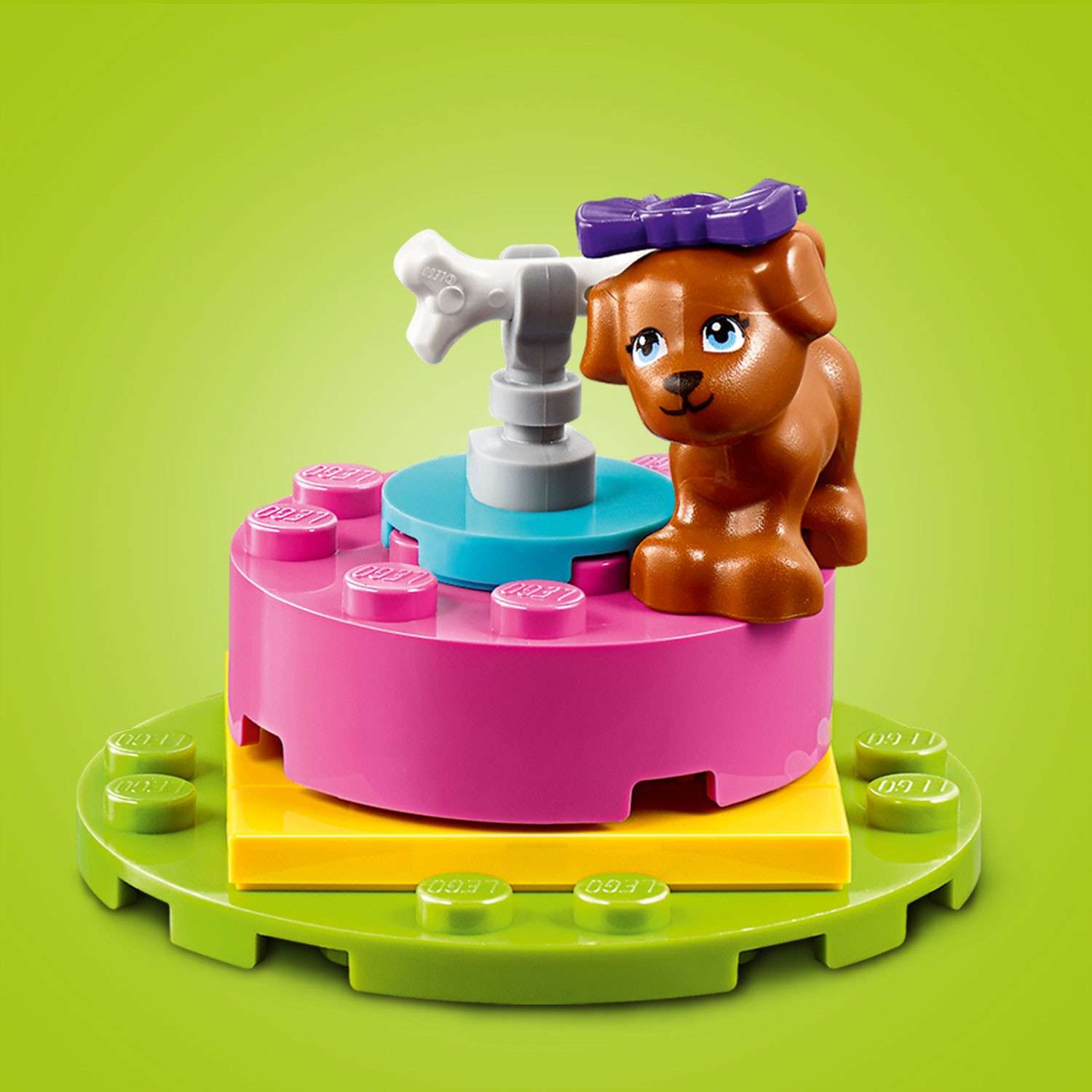 Конструктор LEGO Friends Игровая площадка для щенков блочный - фото 9