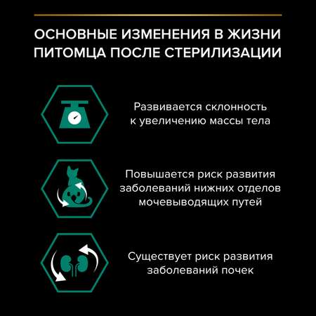 Корм сухой для кошек PRO PLAN 400г с кроликом при стерилизации и кастрации