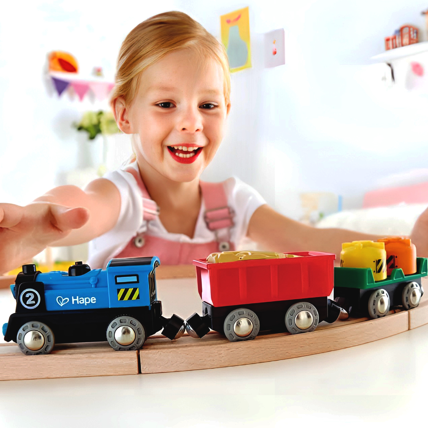 Набор железнодорожный Hape E3720_HP - фото 1