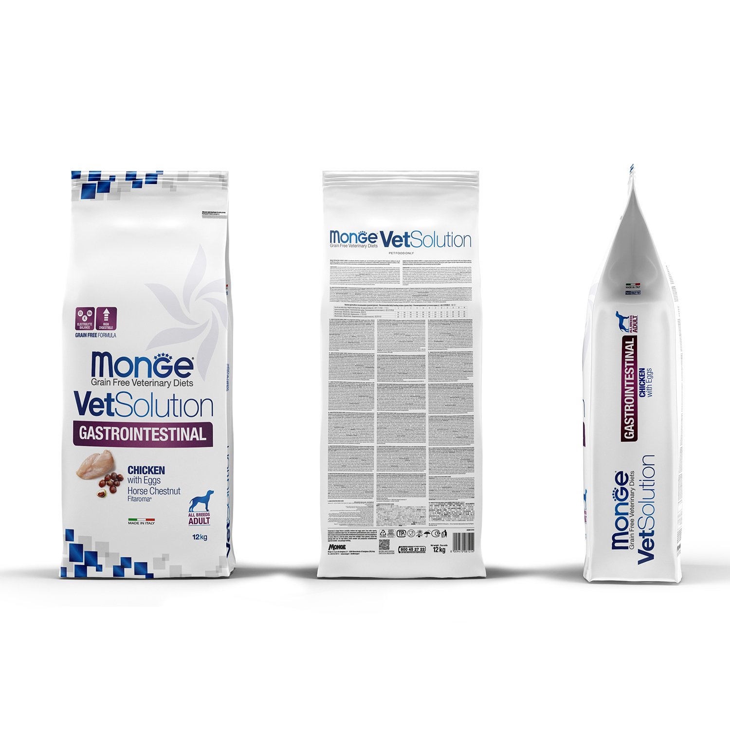 Корм для собак диетический MONGE VetSolution Dog Gastrointestinal Гастроинт при заболеваниях ЖКТ 12кг - фото 4