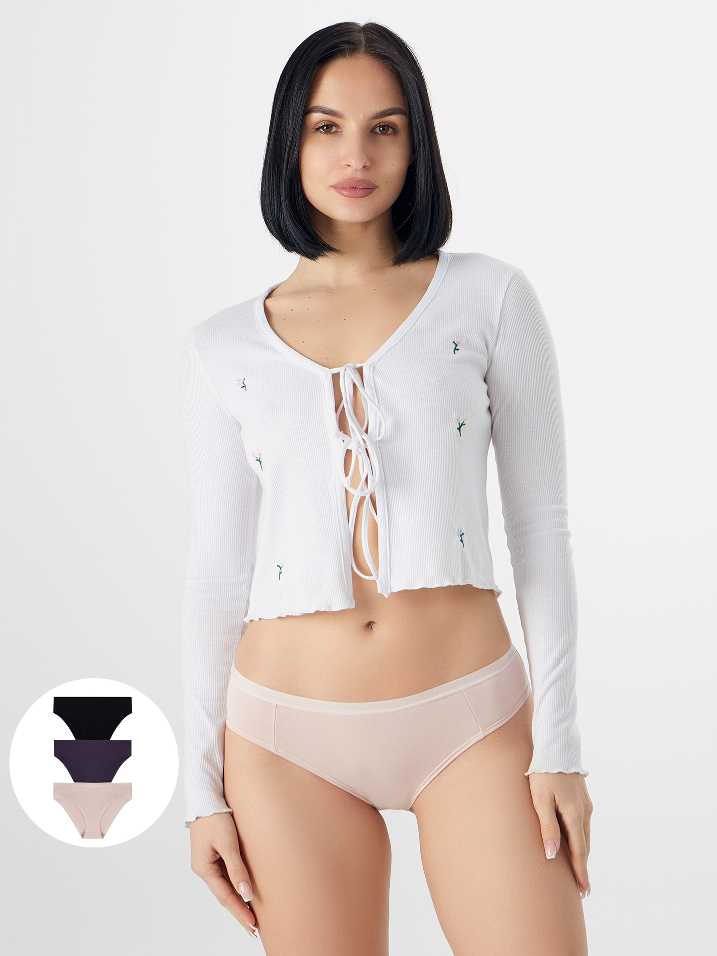 Трусы 3 шт Mark Formelle (Марк Формэль) 412246H-3/гортензия - фото 1