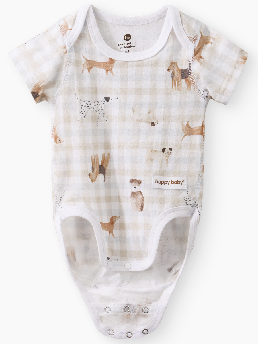 Боди 2 шт Happy Baby 90154-0_beige-dog - фото 16