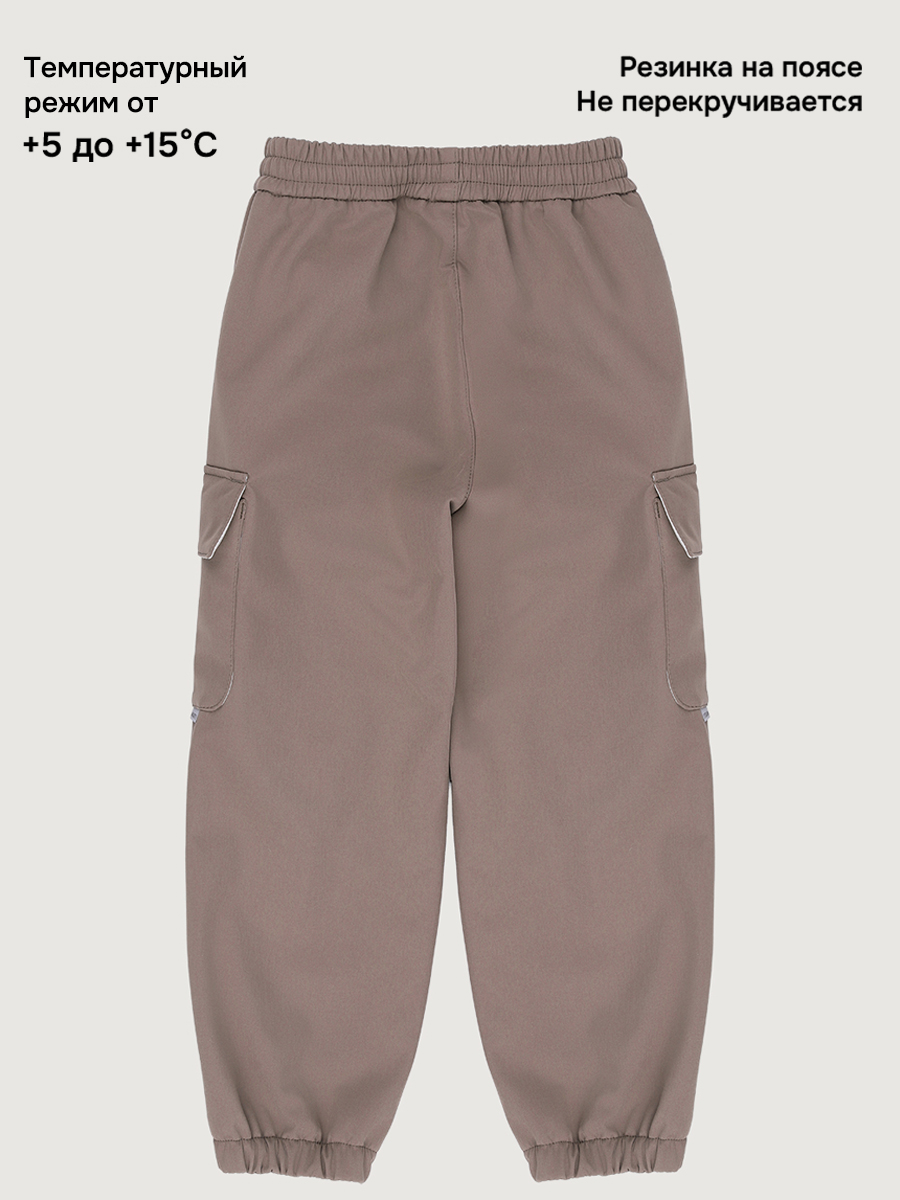 Брюки утепленные NIKASTYLE 2л16426 кофе - фото 3