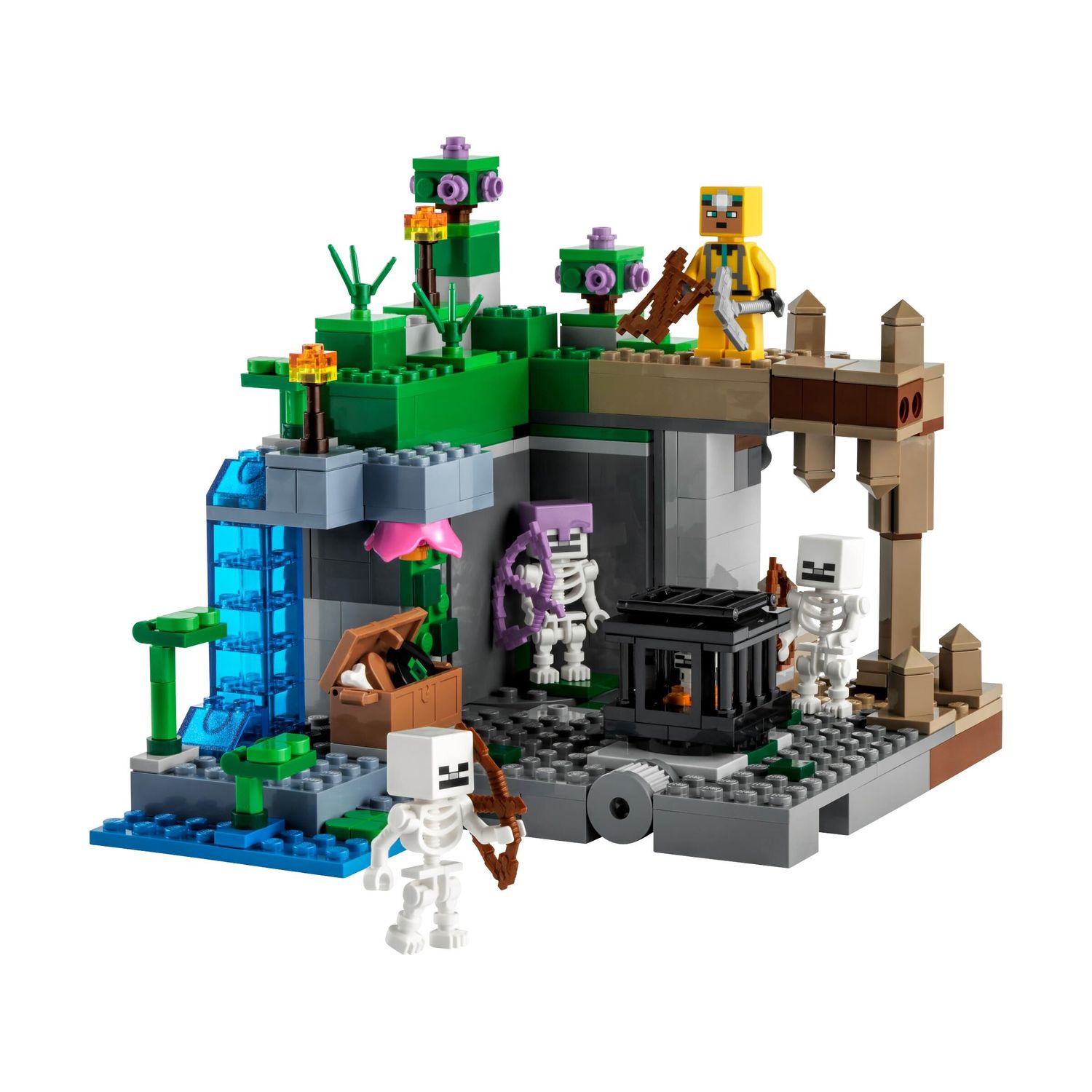 Конструктор LEGO Minecraft Подземелье скелета - фото 2