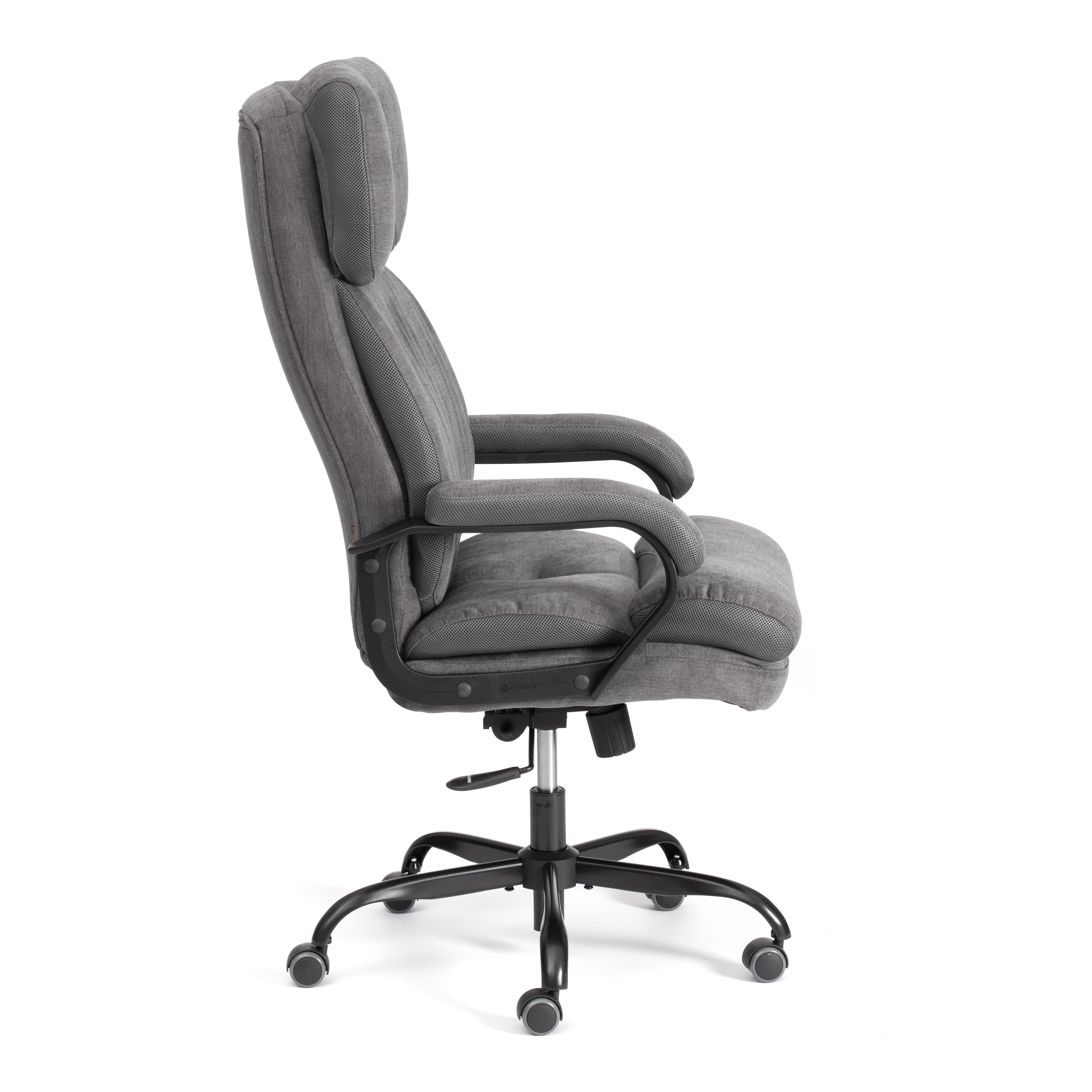 Компьютерное кресло TETCHAIR Дюк МеталБл ткань серый - фото 4
