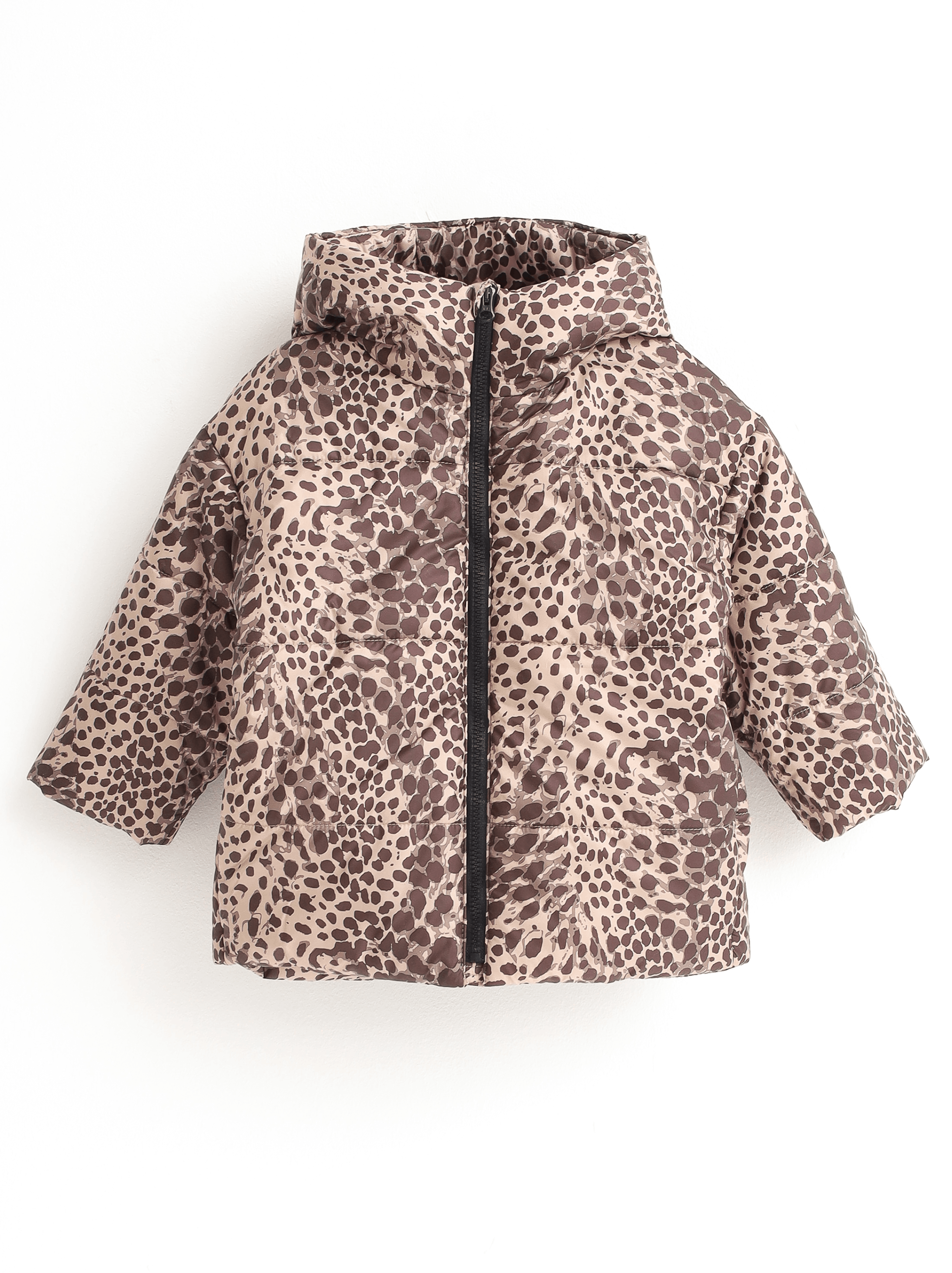 Куртка MINIDINO В-К-035Куртка для девочки демисезонная лео беж - фото 1