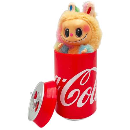 Мягкая игрушка Smart Лабубу Labubu в банке Cola 15 см