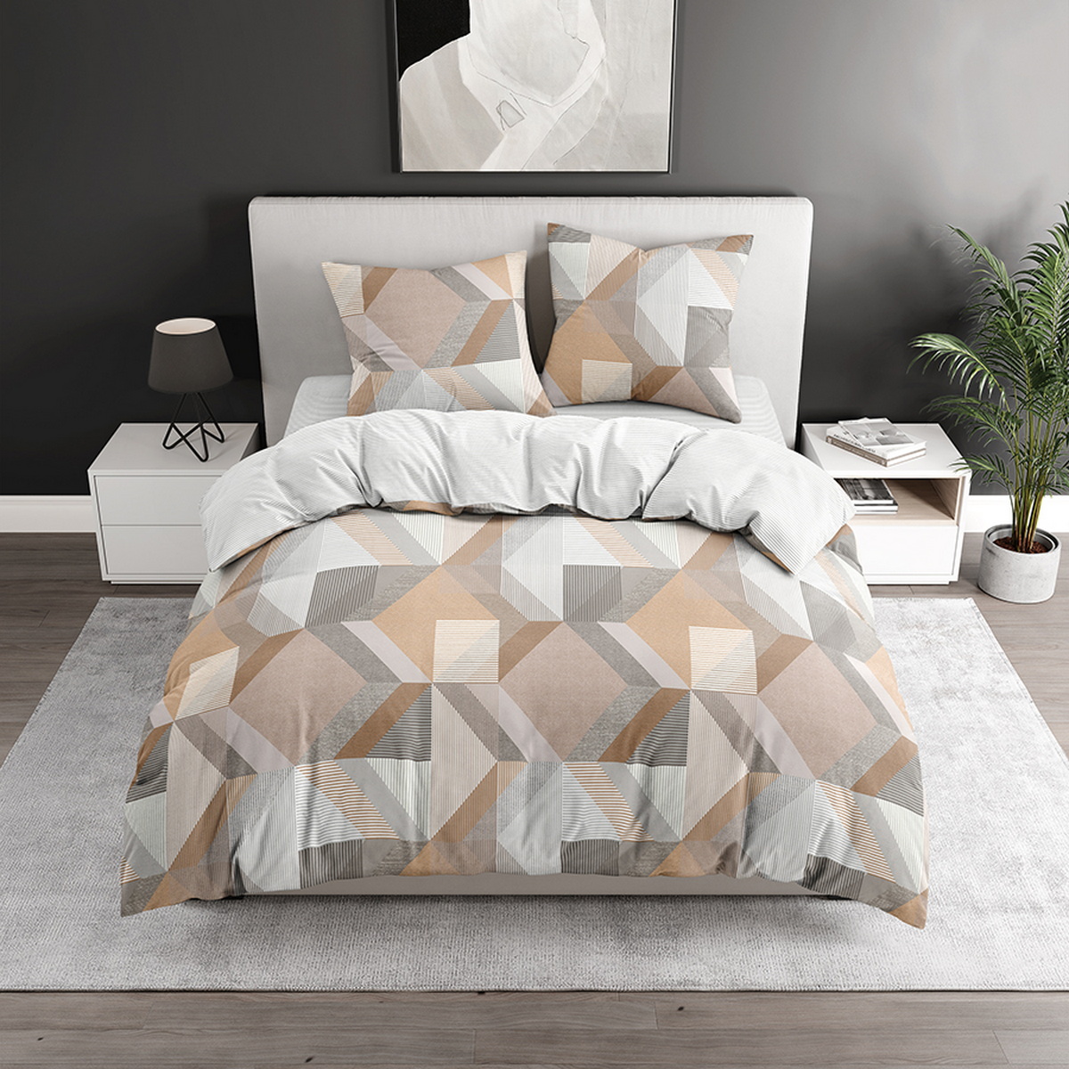 Комплект постельного белья BRAVO Амбия полутораспальный 4 предм. - фото 1