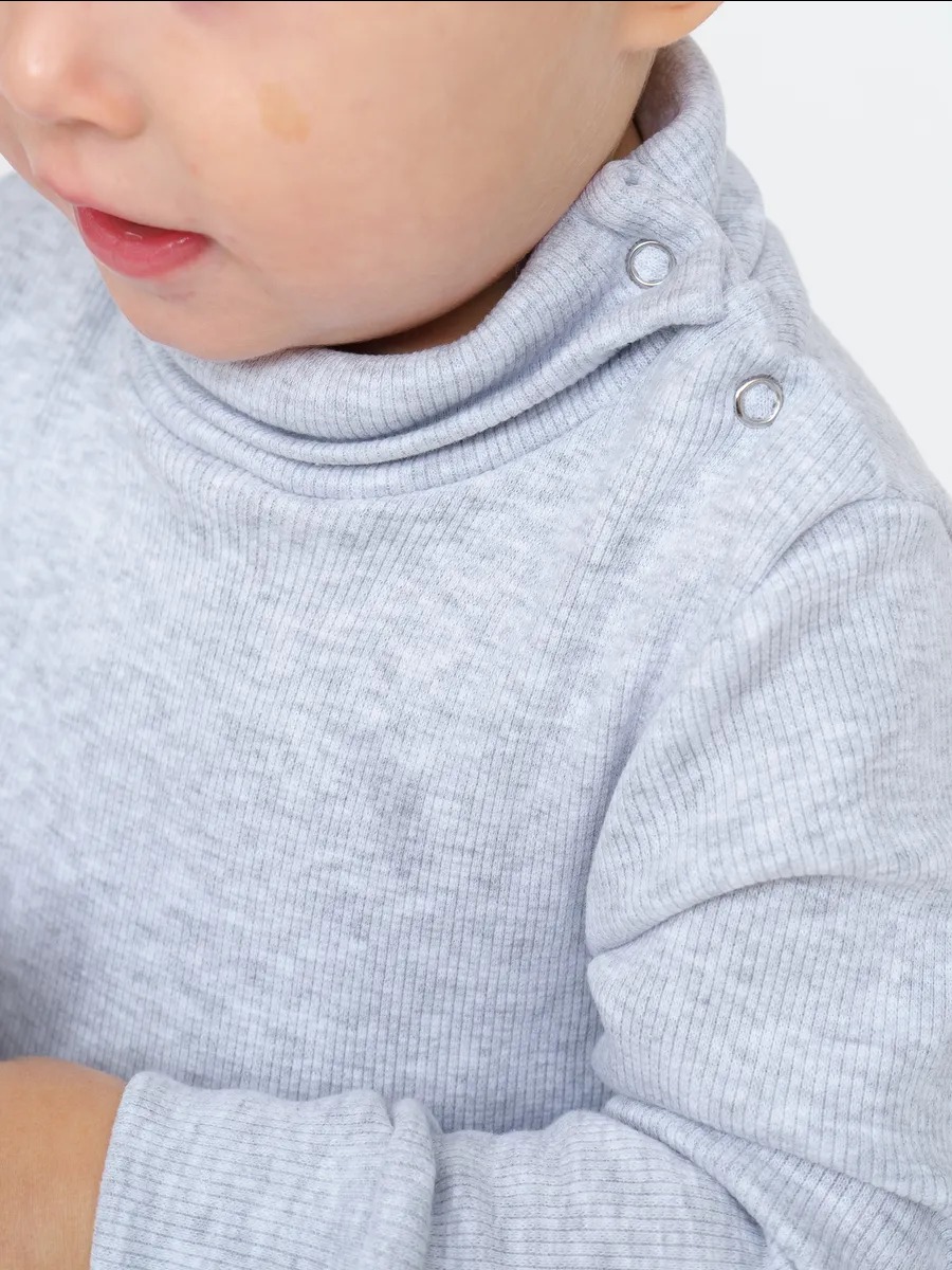 Водолазка TOTEMFOX 231КН3F/серый меланж - фото 10