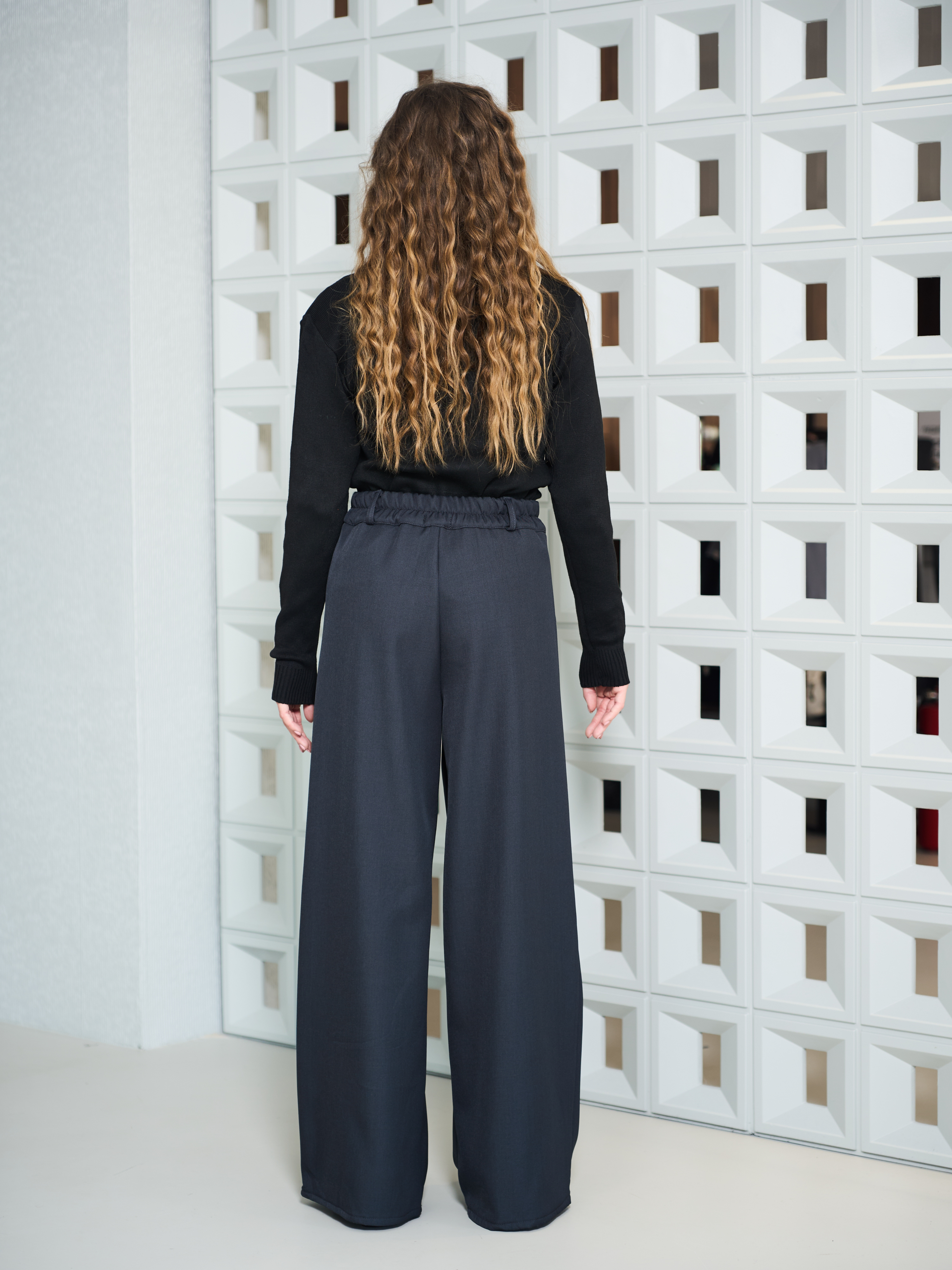 Брюки-палаццо СИНЯЯ МОДА WF501A-H39 - фото 6