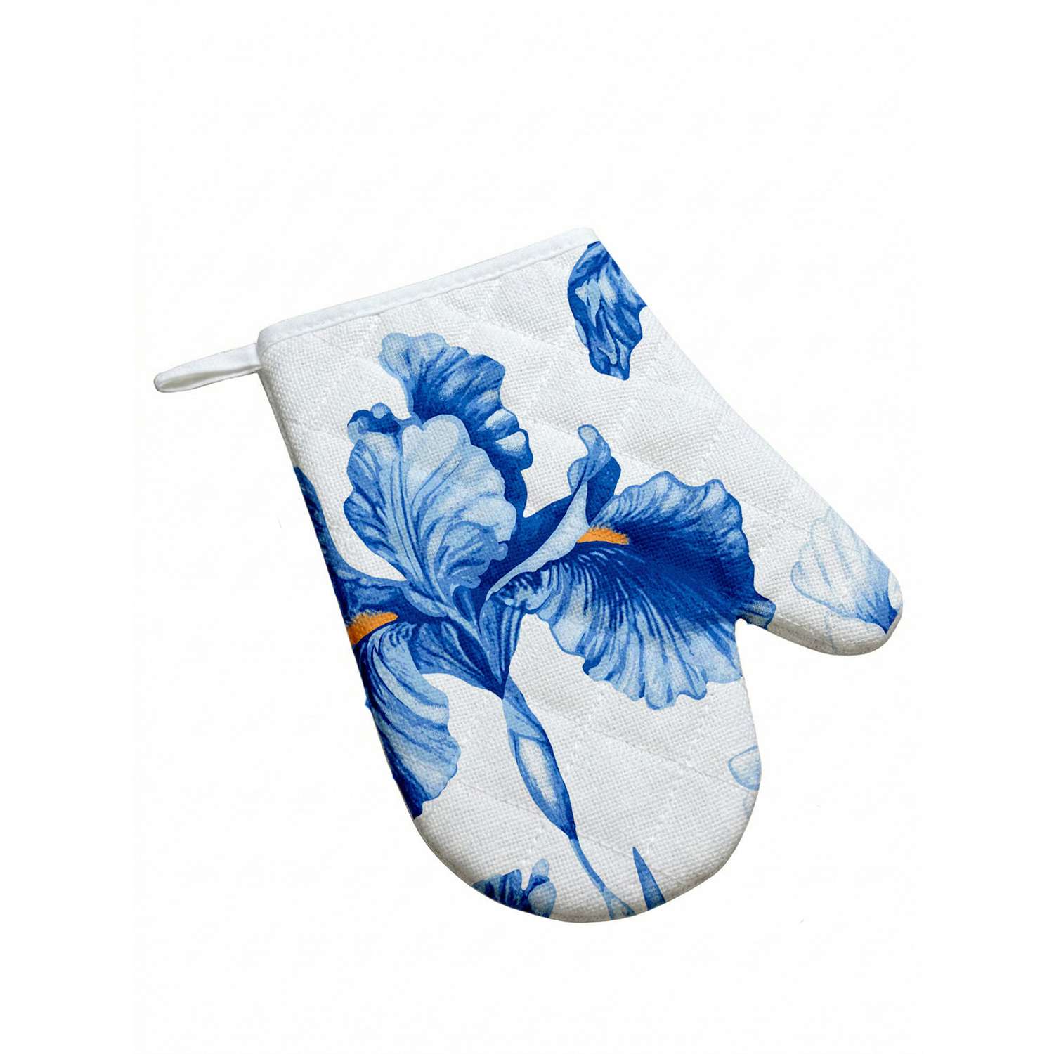 Рукавица кухонная Русский дом Ирисы 18*28см - фото 2
