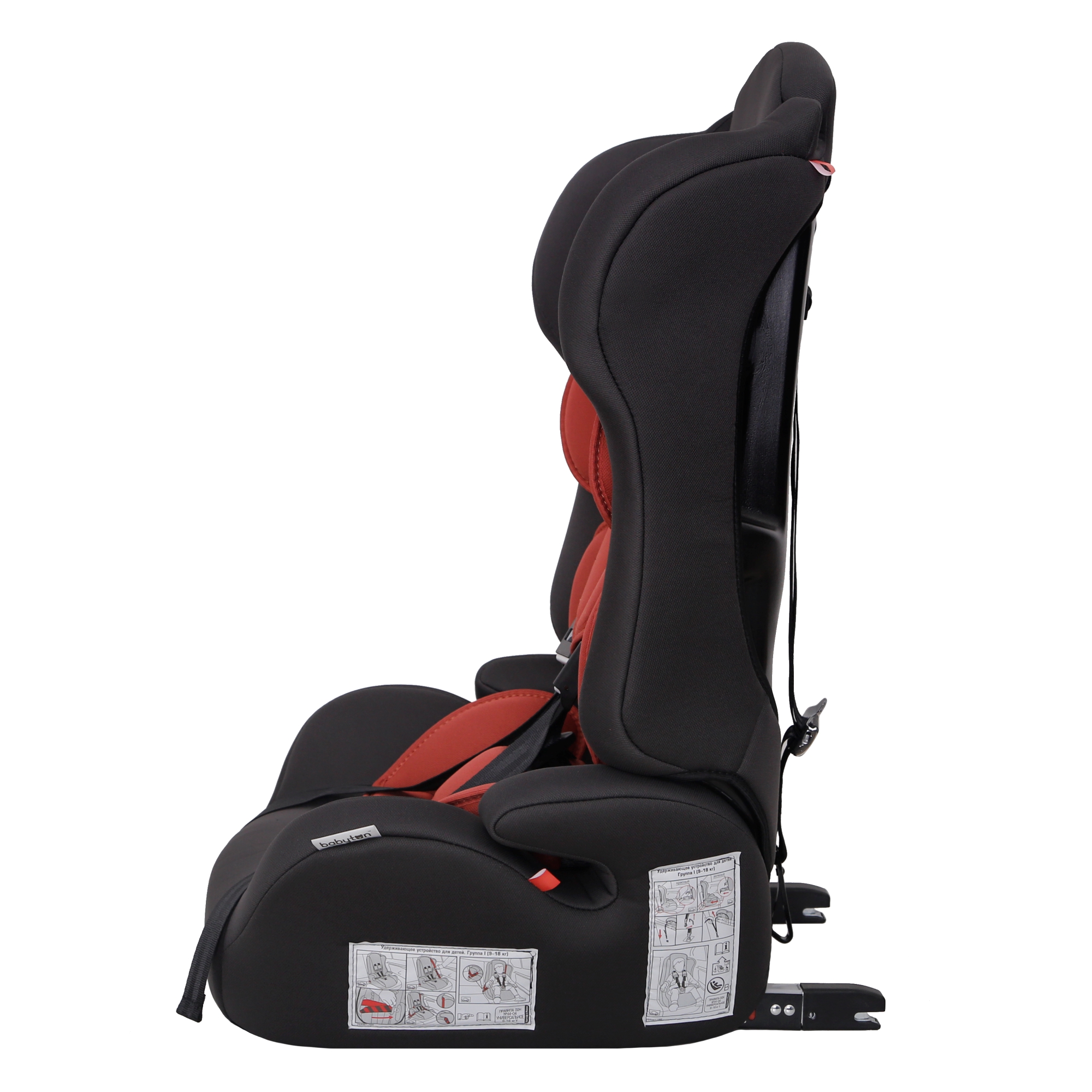 Автокресло Babyton Nils FIX I/II/III clay grey Isofix 1/2/3 (9-36 кг) - фото 22