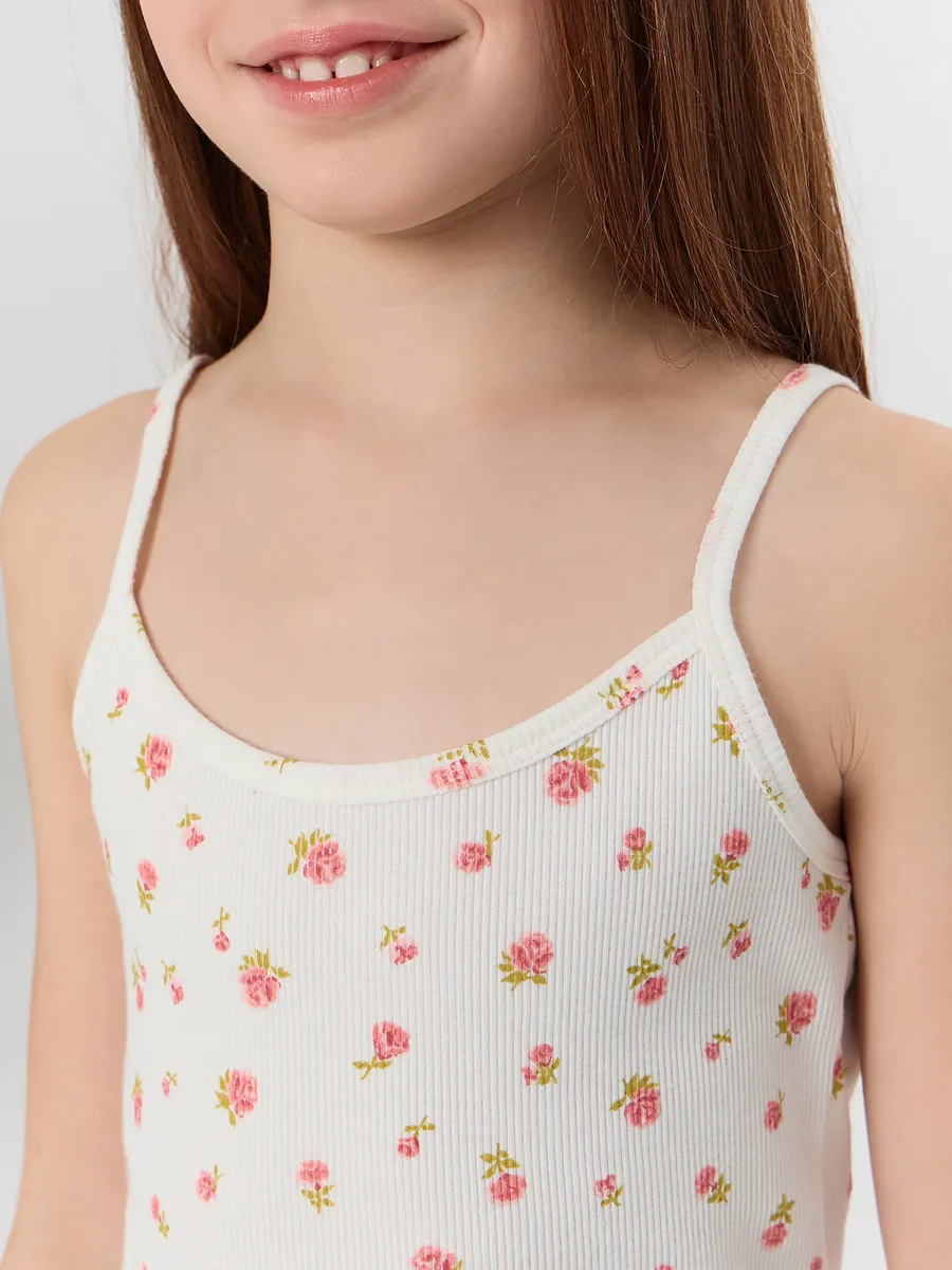 Майка Mark Formelle (Марк Формэль) 427742/цветы на св.молочном - фото 3