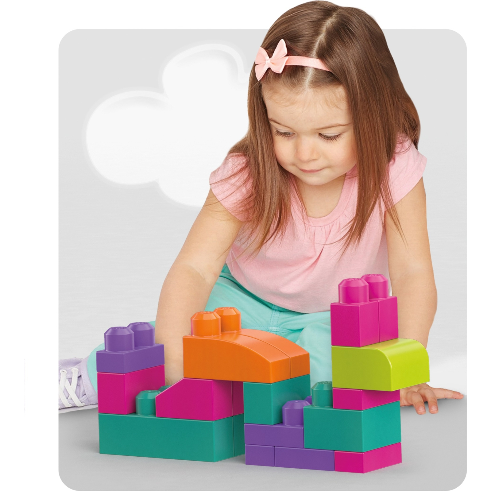 Конструктор Mega Bloks First Builders 60 дет. - фото 24