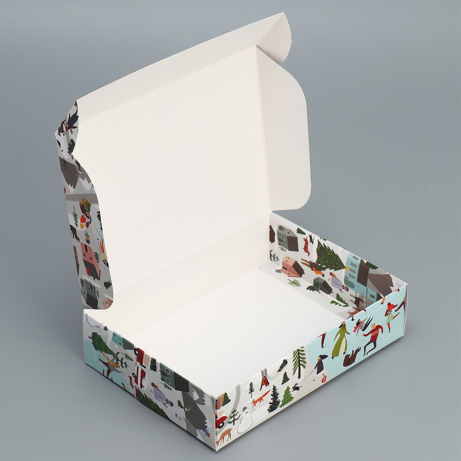 Коробка складная Дарите Счастье "Новогодние истории", 21 х 15 х 5 см - фото 5