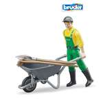 Игровой набор Bruder фермера с тележкой