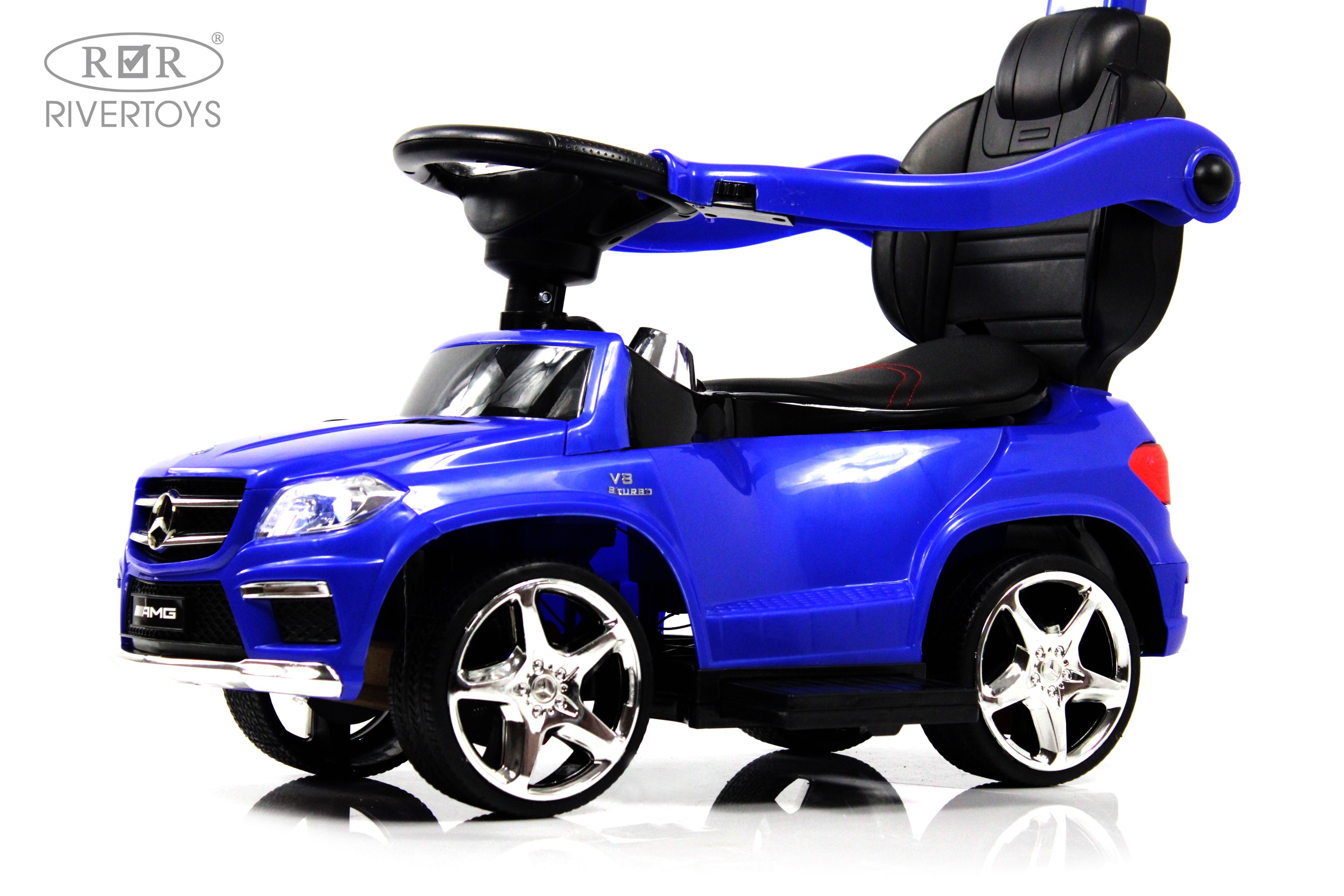 Электромобиль RIVERTOYS Mercedes A888AA-H-BLUE - фото 26