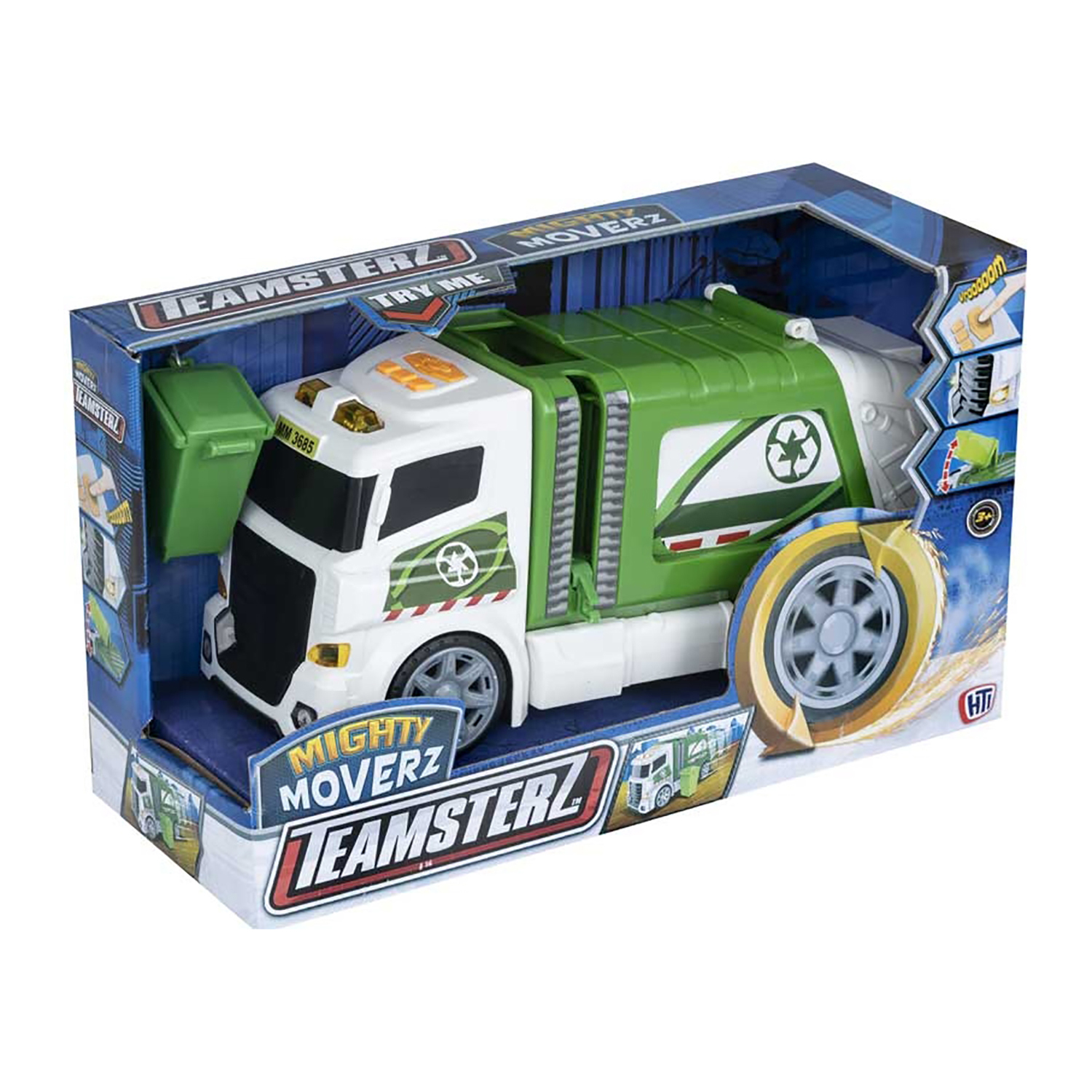 Мусоровоз HTI Teamsterz Mighty Moverz 1416827 - фото 1