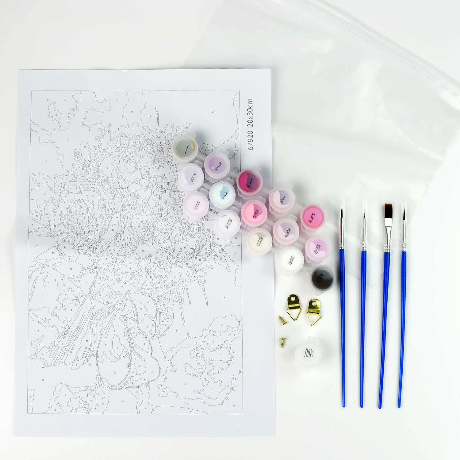 Картина по номерам Феникс + - фото 11