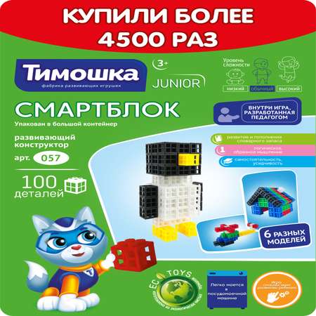 Конструктор ТИМОШКА 100 дет.