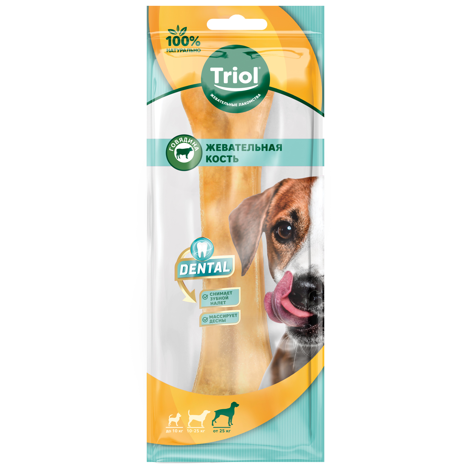 Лакомство для собак Triol Dental Кость жевательная 25см - фото 2