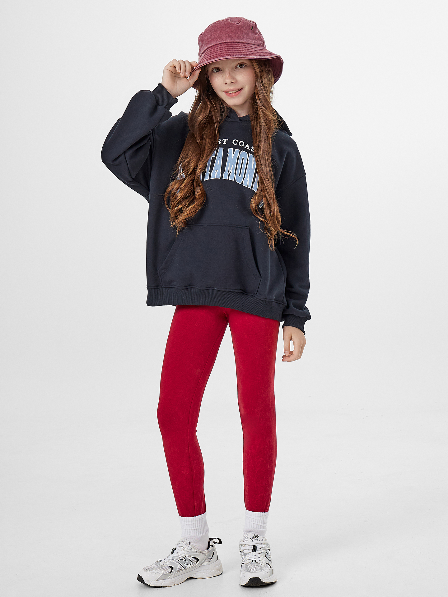 Леггинсы Mark Formelle (Марк Формэль) 147755/ACID WASH вишневый - фото 6