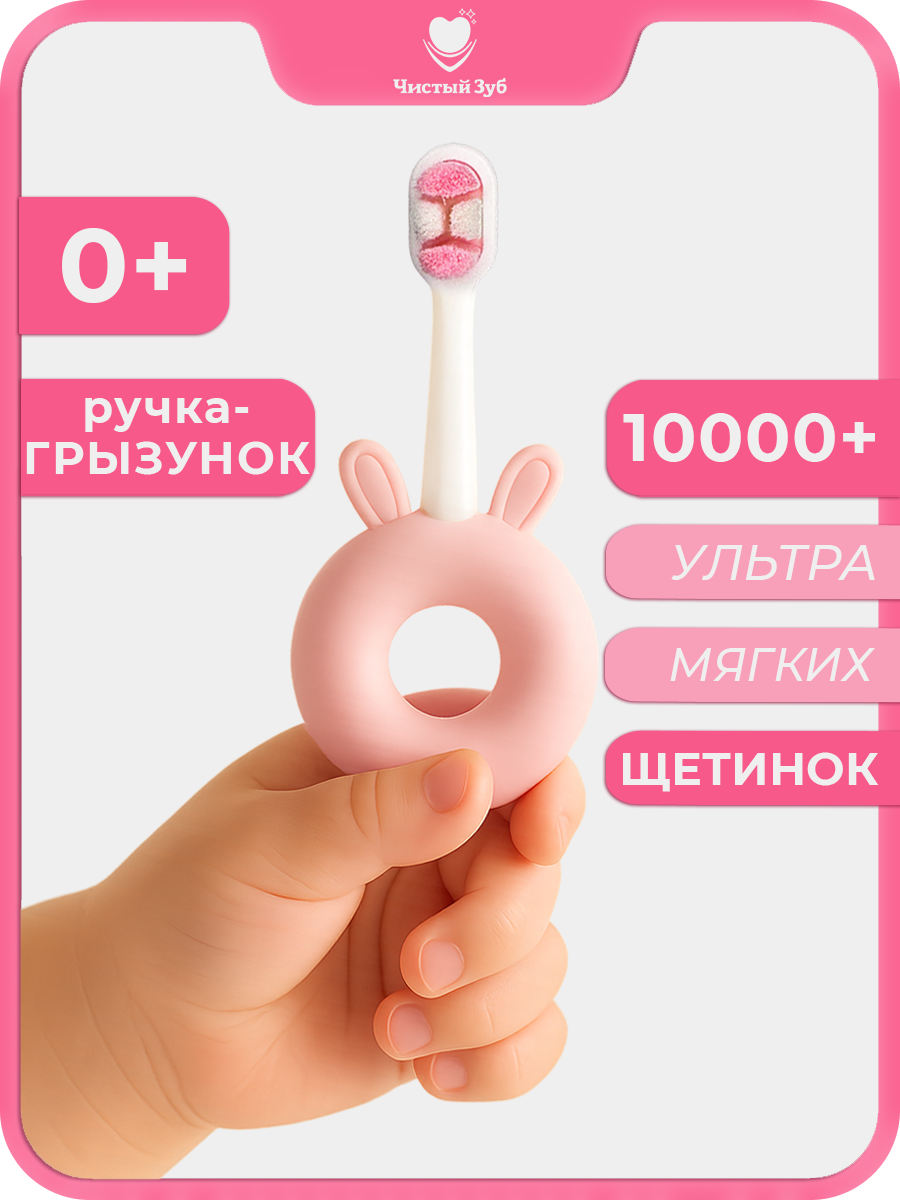 Зубная щетка классическая Чистый Зуб от 0 лет 1 шт. - фото 1