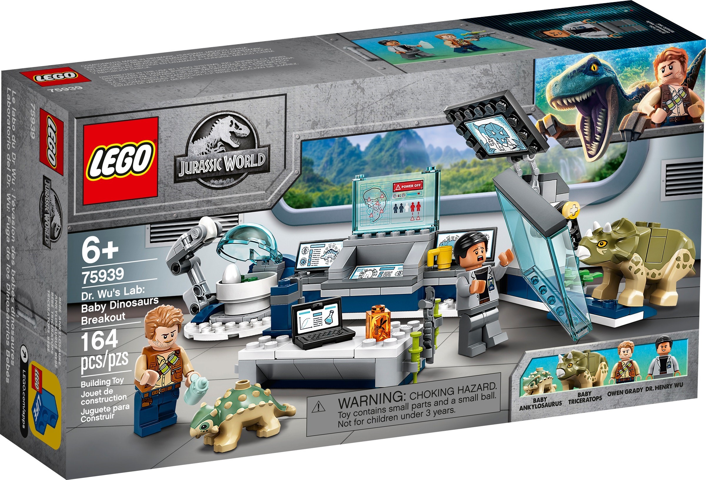 Изображение товара LEGO Jurassic World Побег дино-детёнышей 75939 922 детали для сборки сцен из Jurassic World