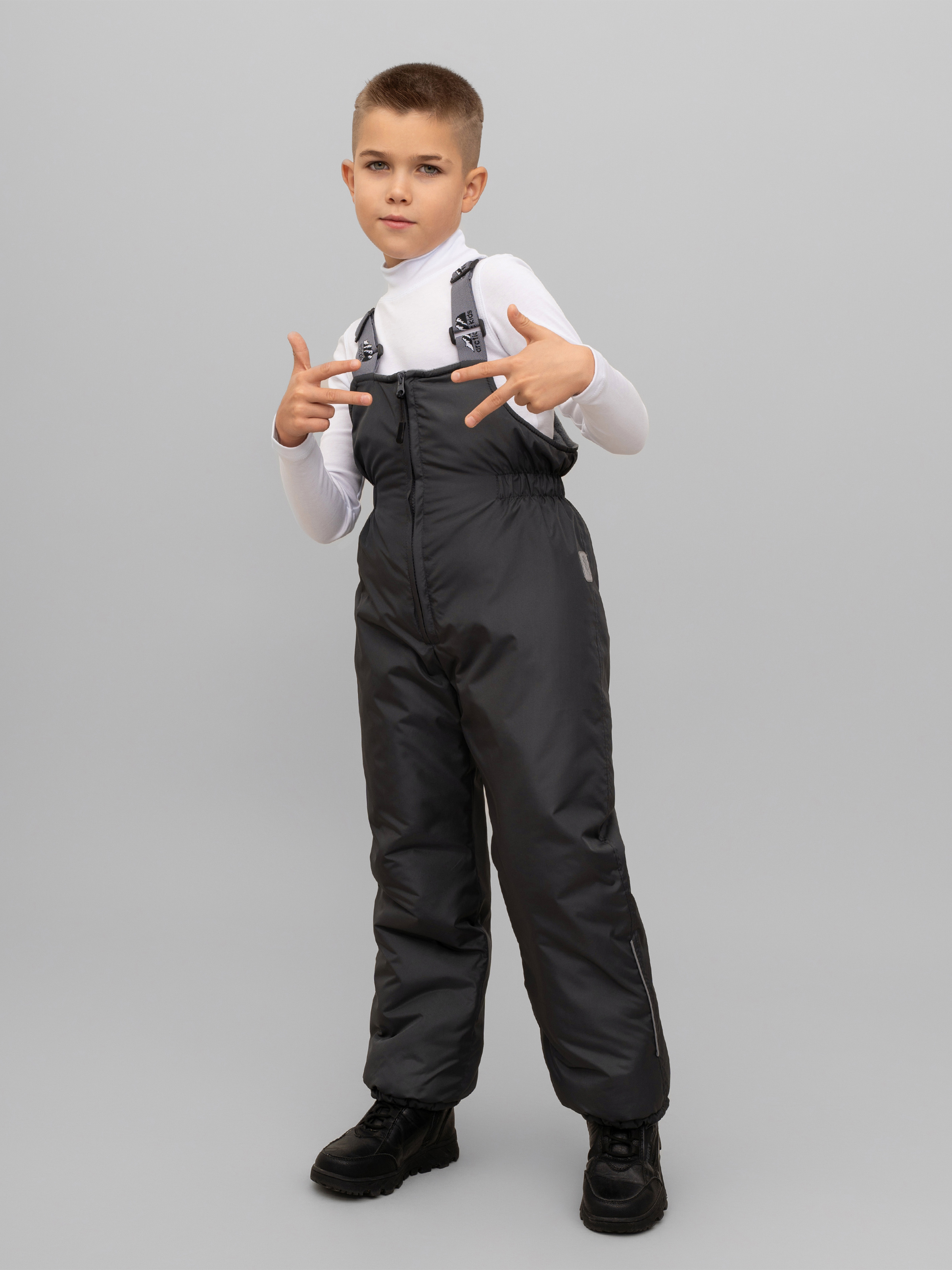 Полукомбинезон Arctic kids 60-010 серый. - фото 12