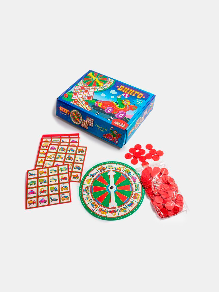 Игра настольная Дрофа-Медиа Бинго Машинки 2961 - фото 1