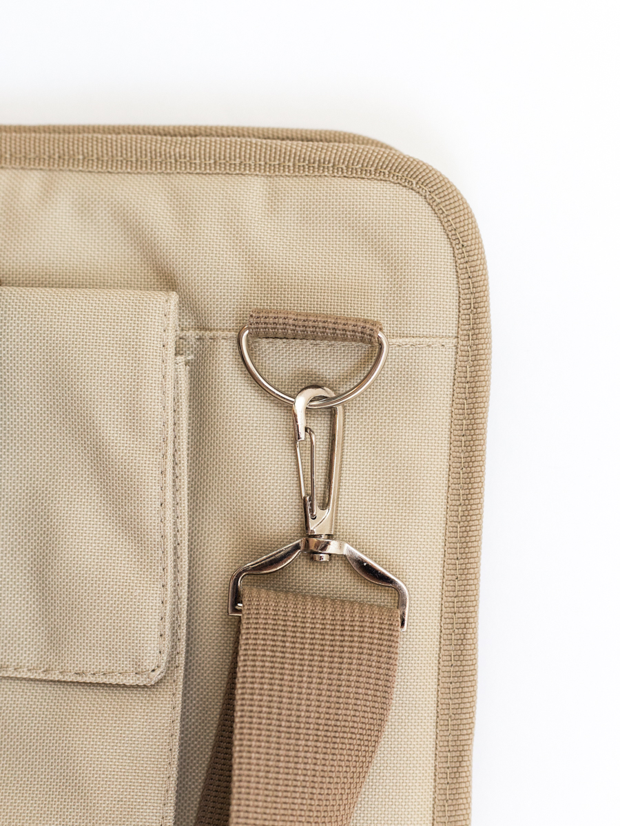 Сумка Малевичъ для формата А3 размер 47х35 см с карманом бежевая - фото 12