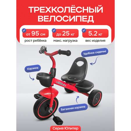 Трехколесный велосипед Velobibi 10 дюймов