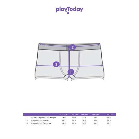 Трусы 2 шт PlayToday