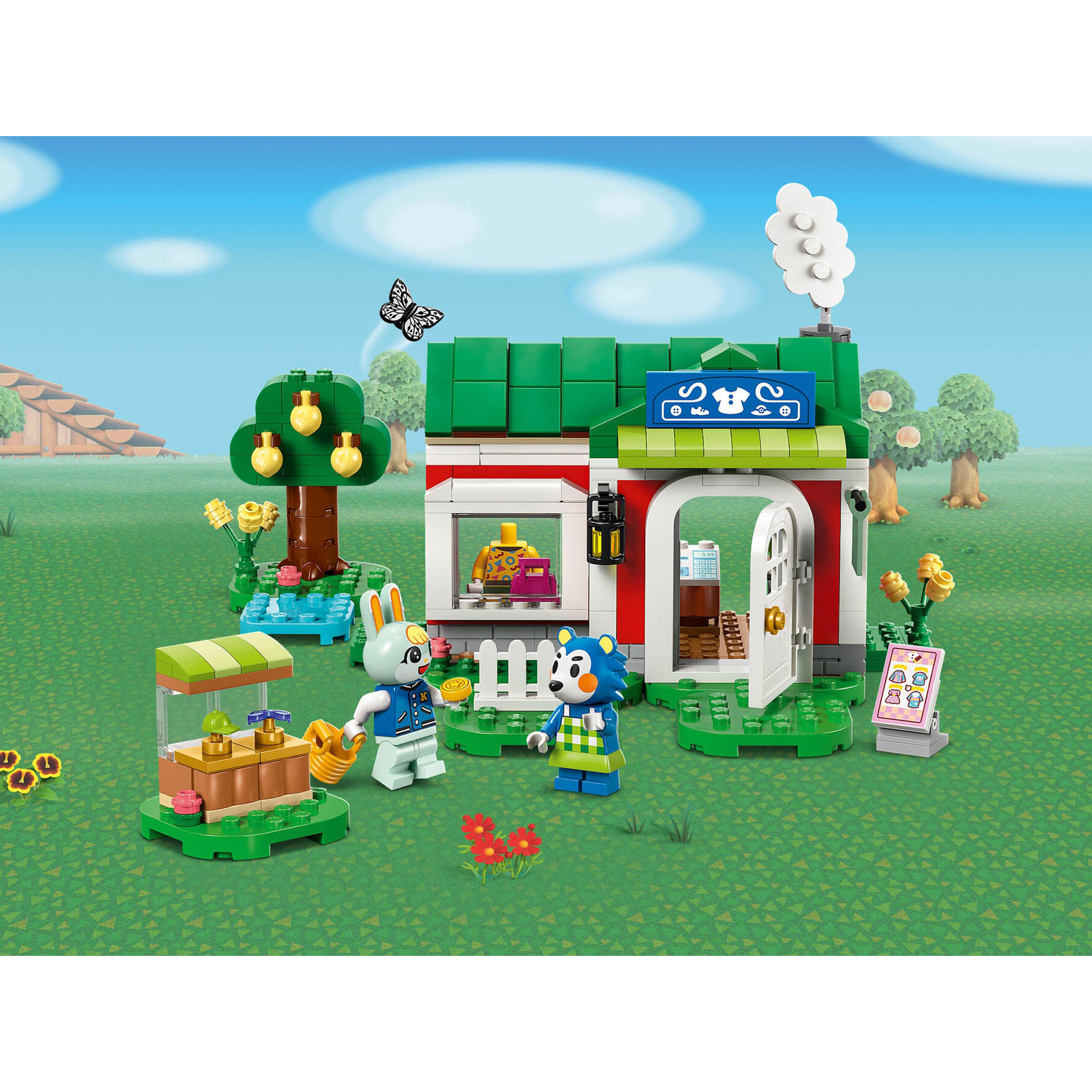 Конструктор LEGO Animal Crossing Магазин одежды Сестёр Эйбл 322 дет. - фото 10