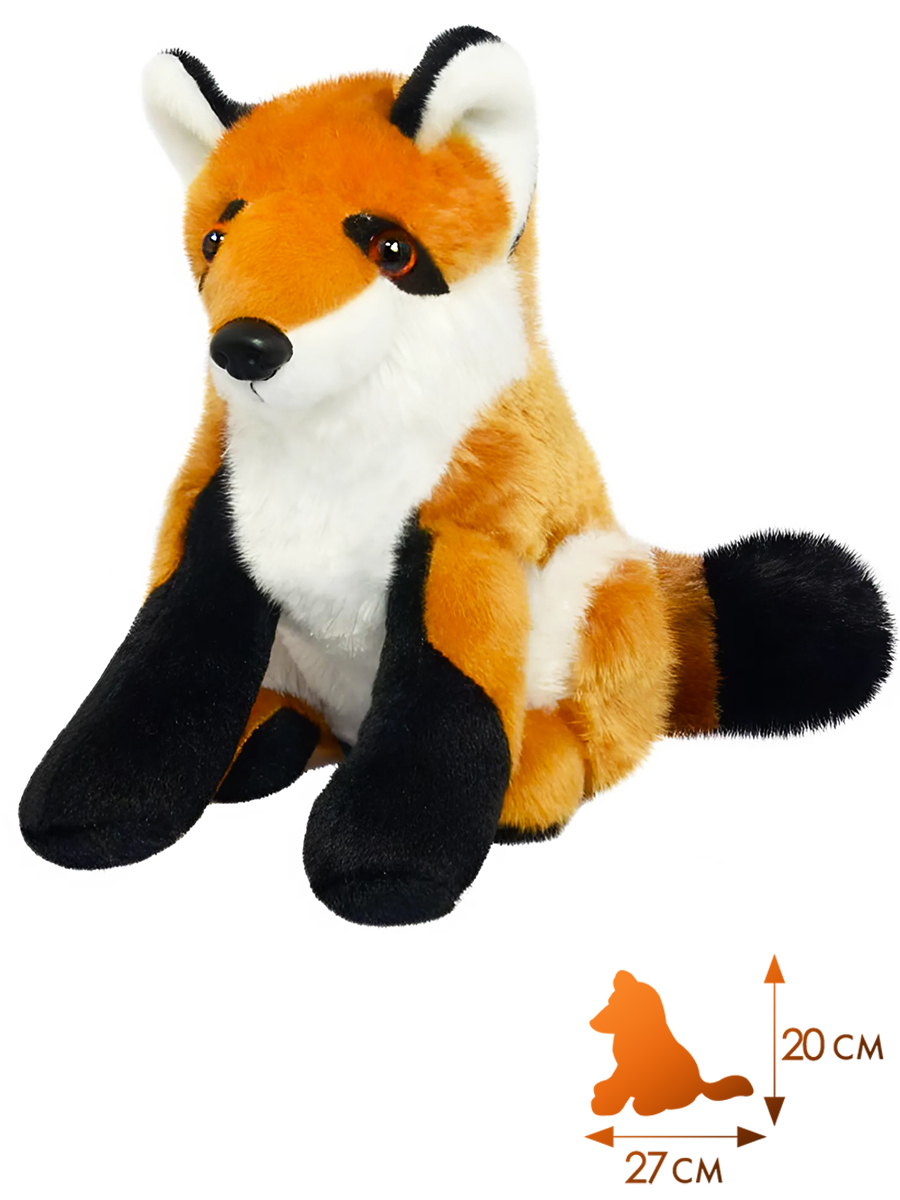 Мягкая игрушка All About Nature лисичка - фото 3