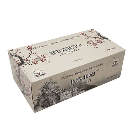 Бумажные салфетки Inshiro 200 шт.