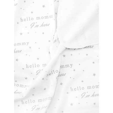 Пелёнка Mjolk Кокосы Hello mommy трикотаж 80х80 см 2 шт.