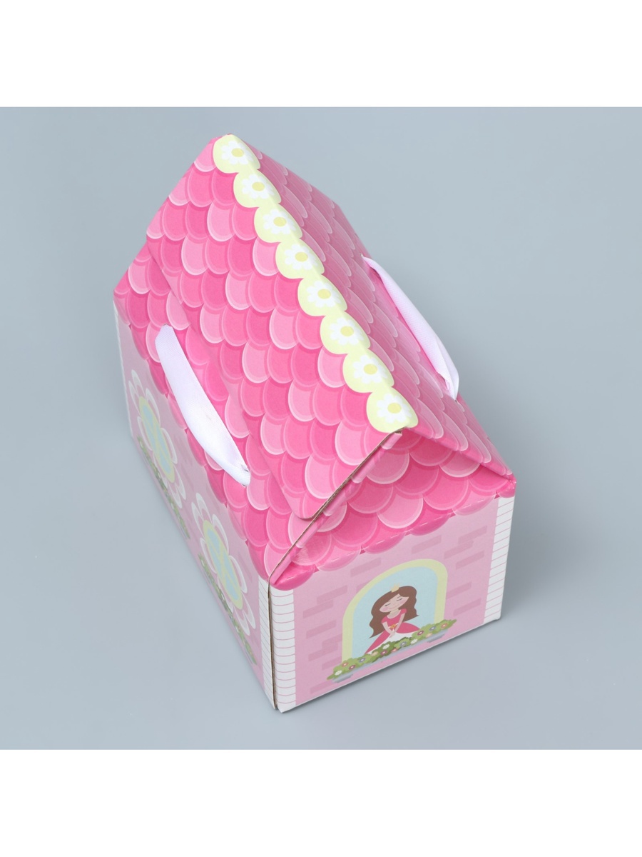 Коробка складная Дарите Счастье Домик принцессы 15 х 18 х 10 см - фото 3