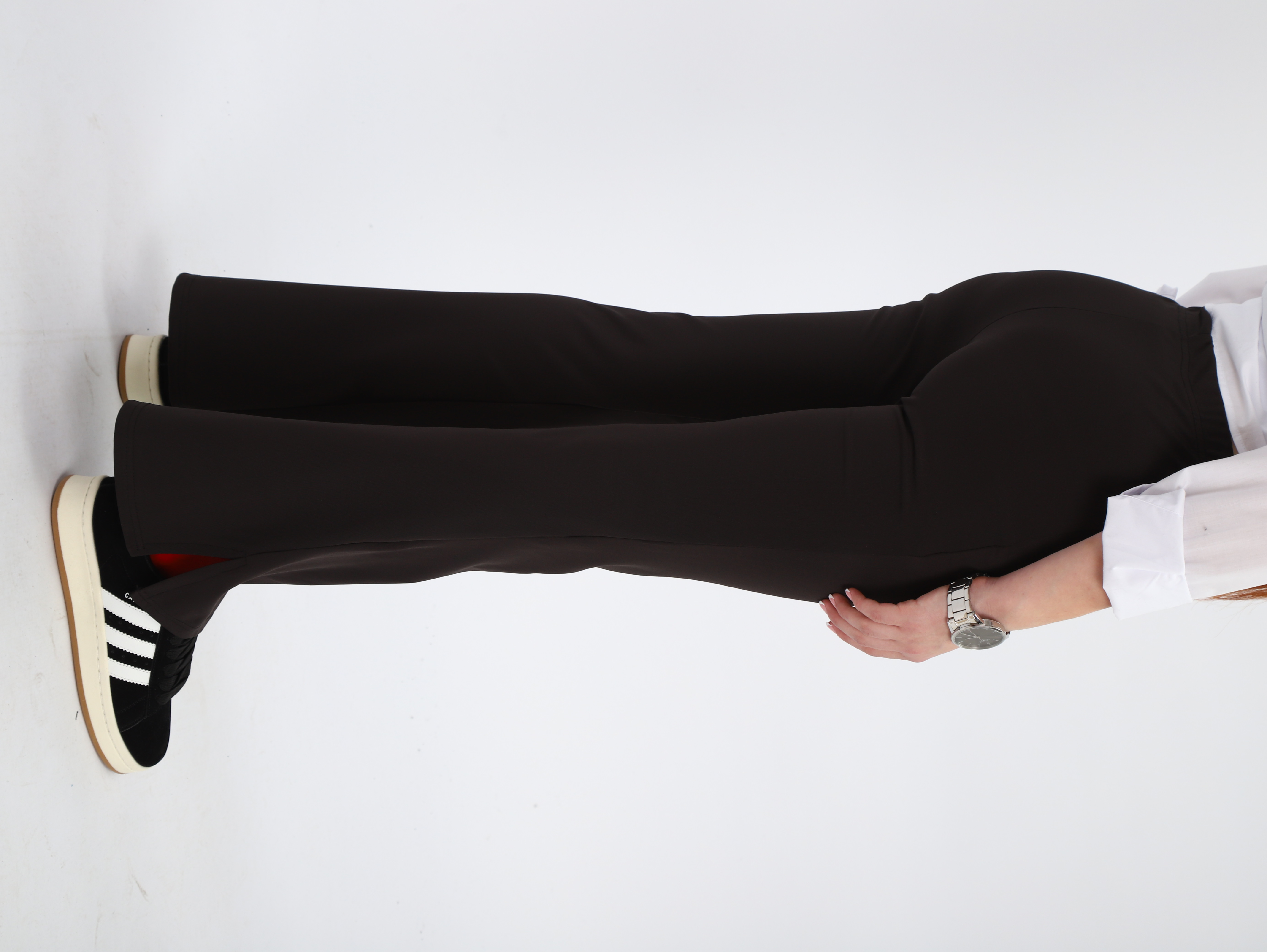 Брюки ЛАДОШКИ Брюки Клеш черный - фото 9