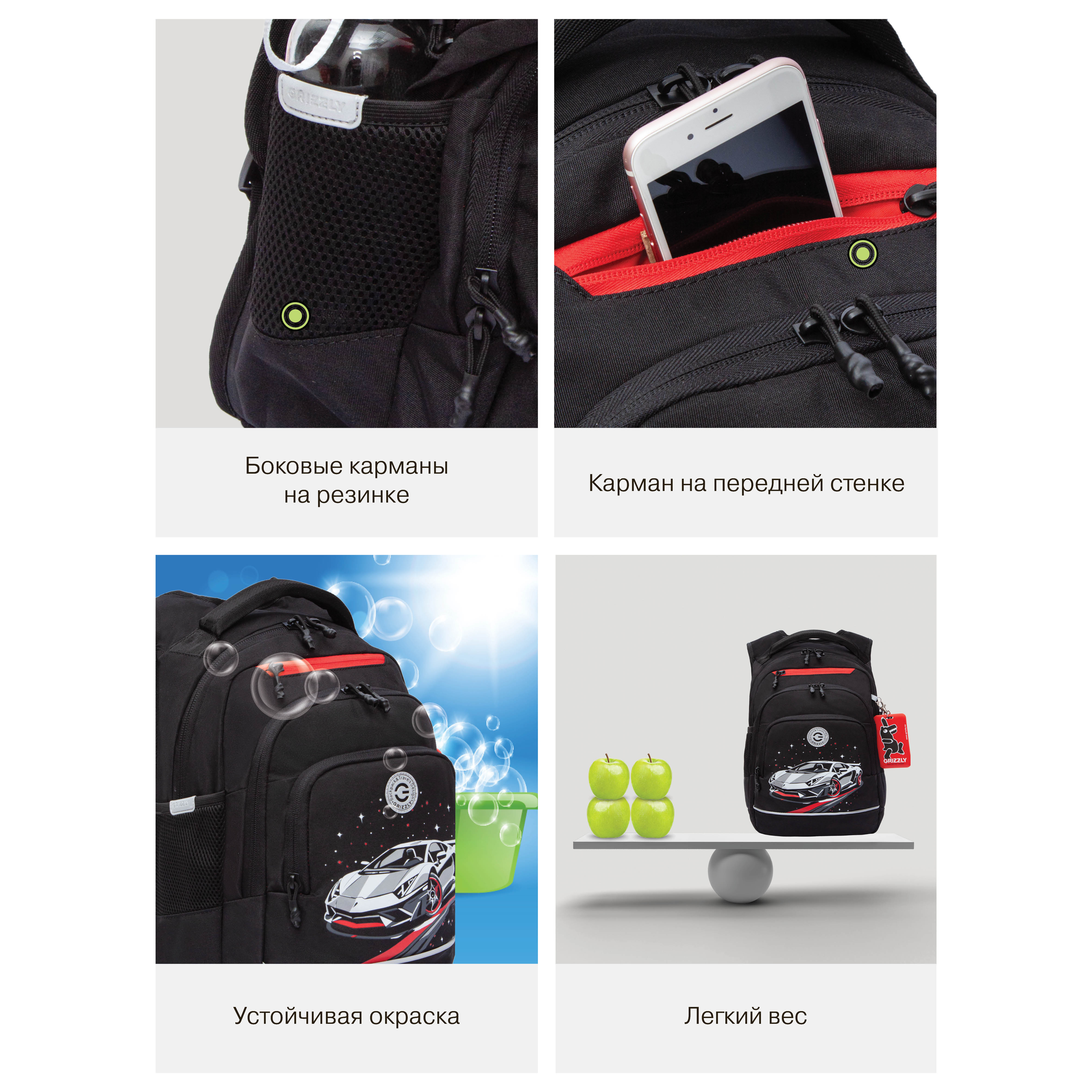 Рюкзак Grizzly для мальчика - фото 13