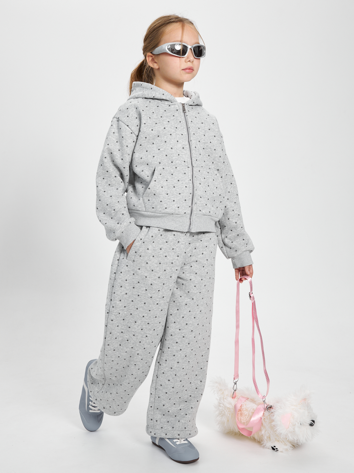 Толстовка и брюки Crimea Baby STAR_grey - фото 1
