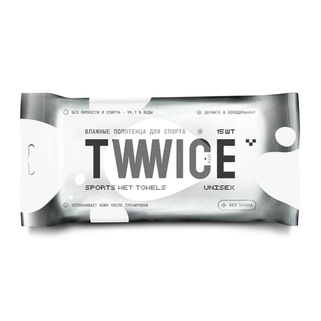 Влажные полотенца TWWICE 15 шт.