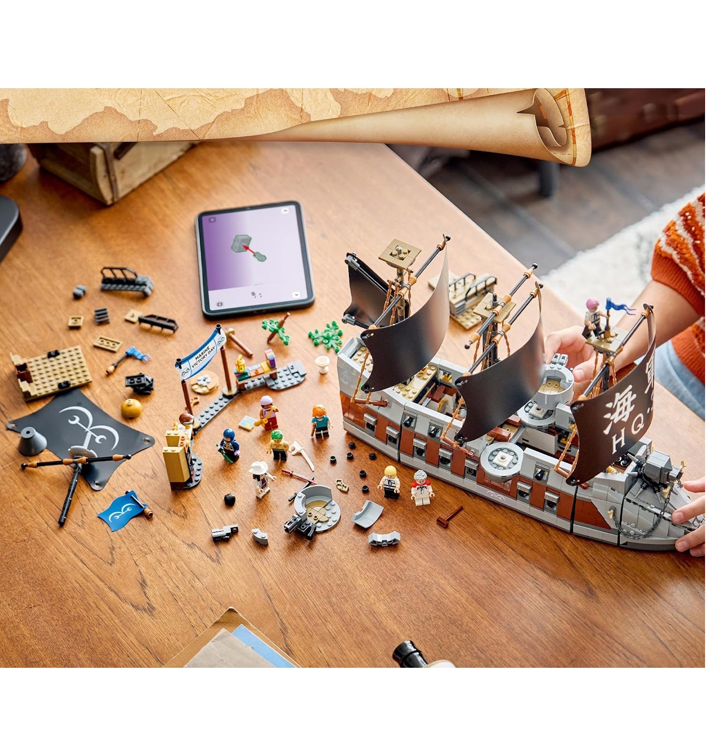 Конструктор LEGO One Piece Военный корабль Гарпа 1705 дет. - фото 6